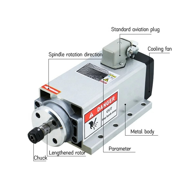 Milling Machine Spindle Motor  - Er20 Collet Chuck Spindle Motor 220V 评论和价格